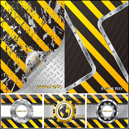 6款条纹结构背景第一素材网矢量素材精选