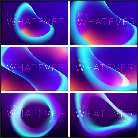 11款炫彩渐变抽象背景第一素材网矢量素材精选