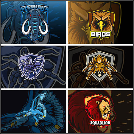 21款电子竞技LOGO标志第一素材网矢量图标精选19