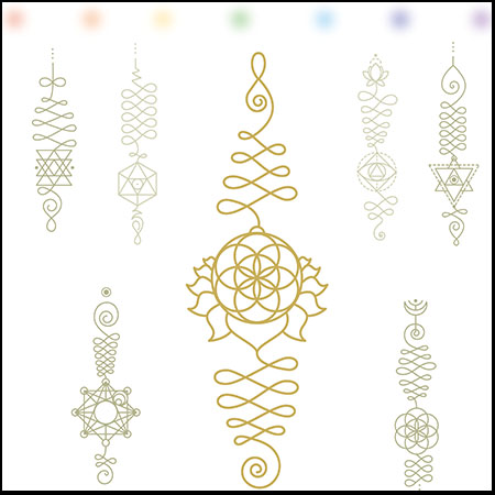 符文符号T恤印花第一素材网矢量素材精选