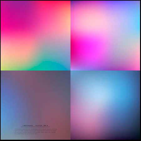 5款彩色渐变第一素材网矢量背景精选