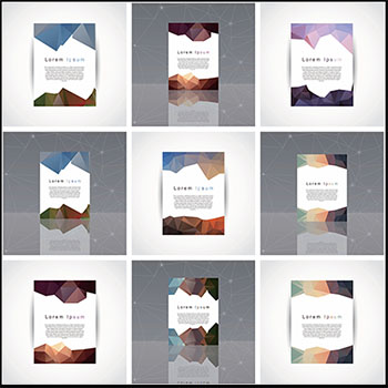 14款简约企业公司传单第一素材网矢量模板精选