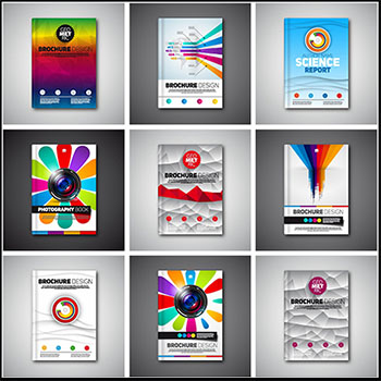 书本笔记本企业资料夹封面第一素材网矢量模板精选