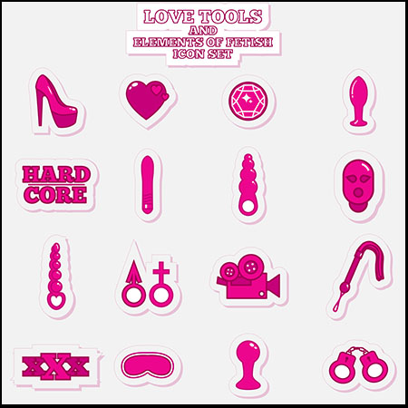 性爱情趣用品情趣工具第一素材网矢量图标精选