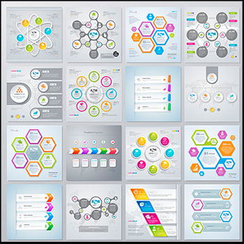 25款信息图表第一素材网矢量素材精选