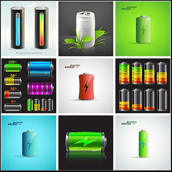 电池图标电池电量第一素材网矢量图标精选