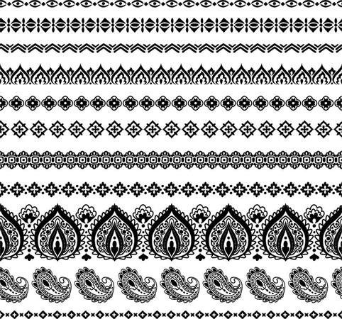 复古花纹花边第一素材网矢量插图精选