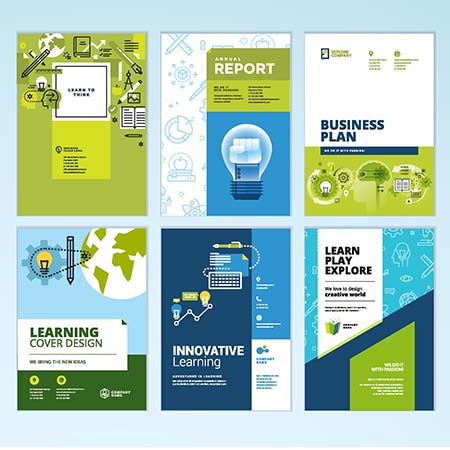 8套公司企业传单模板