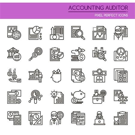 多种行业线性第一素材网矢量图标精选