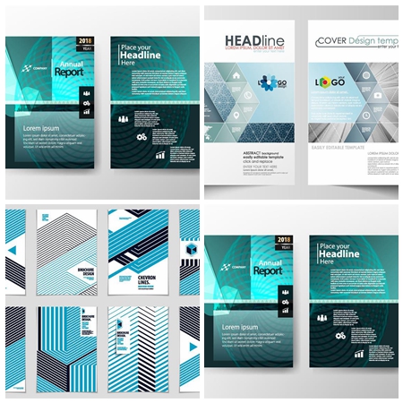 企业介绍宣传册封面AI素材