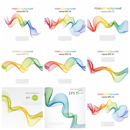 抽象彩带背景第一素材网矢量素材精选