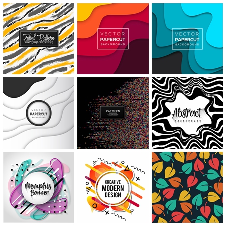 现代抽象第一素材网矢量背景精选