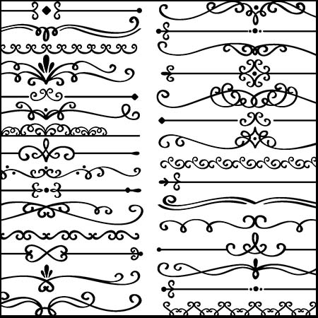 三套欧式花纹边框第一素材网矢量素材精选
