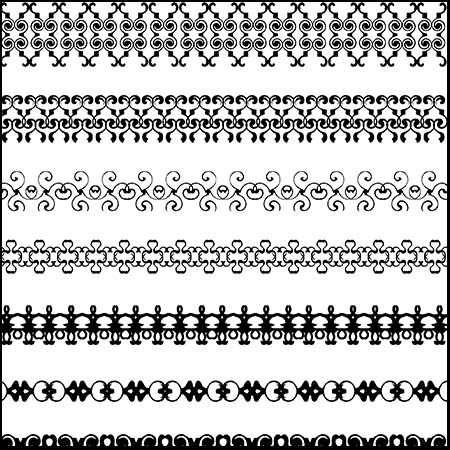 3套花纹边框第一素材网矢量素材精选