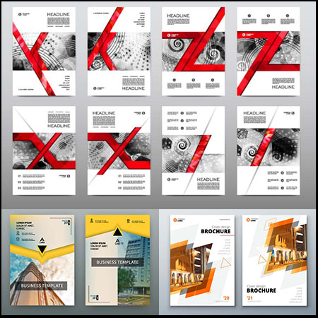 8套企业公司宣传第一素材网矢量模板精选