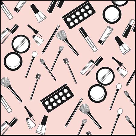 女性化妆品第一素材网矢量插图精选