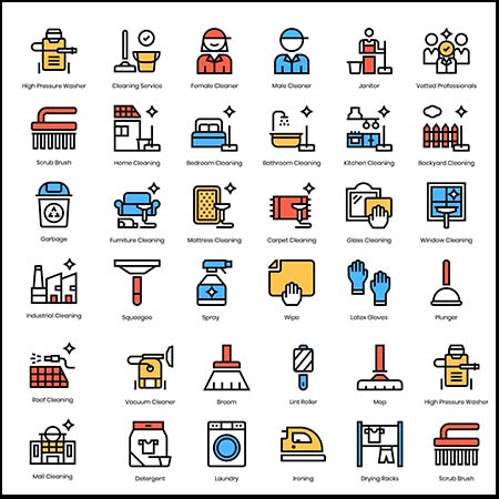 60卫生环境清洁图标