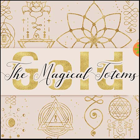金色魔法图腾第一素材网矢量插图精选