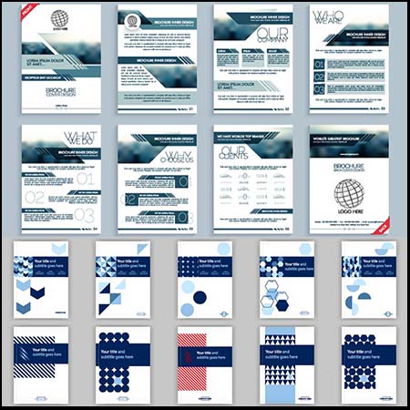 12套企业公司简介传单素材