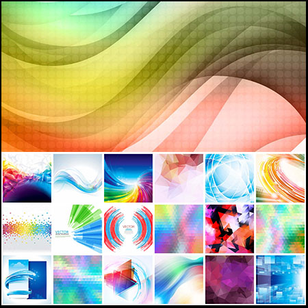 菱形格子彩带霓虹色第一素材网矢量背景精选