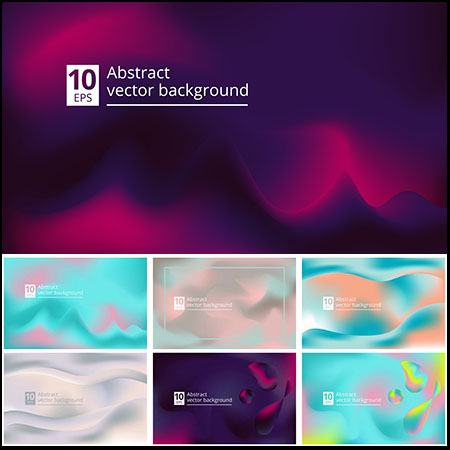 8款高科技抽象第一素材网矢量背景精选