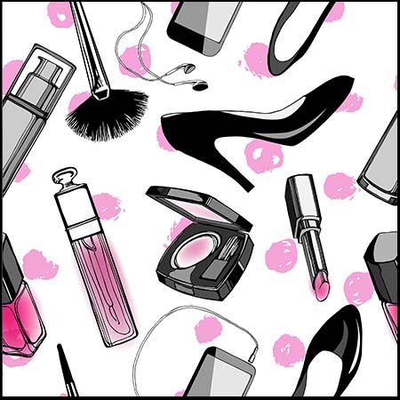 女性时尚用品化妆品第一素材网矢量背景精选