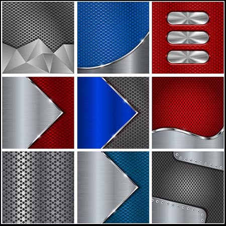 现代抽象银色金属元素第一素材网矢量背景精选