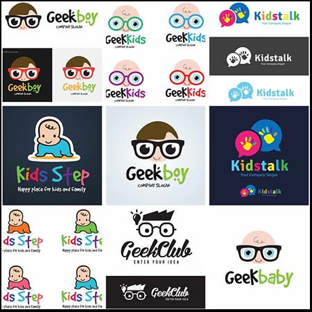 Geek baby矢量LOGO图标