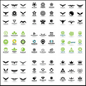 11套企业老鹰相关第一素材网矢量图标精选