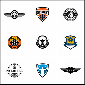 18款企业第一素材网矢量标志精选图标