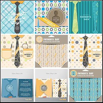 25款父亲节快乐设计背景素材