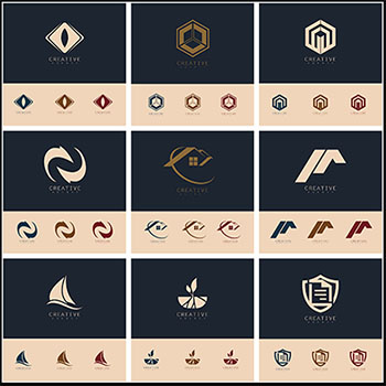 48款企业图标LOGO标志第一素材网矢量素材精选