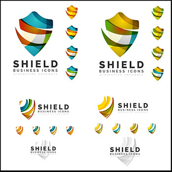 盾牌防护安全LOGO标志图标