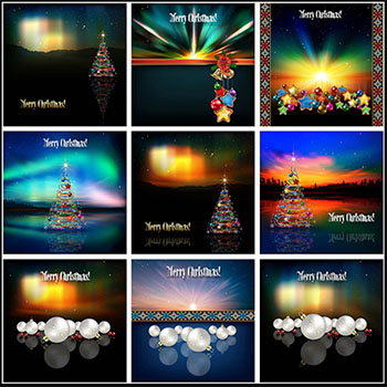 圣诞节圣诞树和圣诞礼物圣诞节背景第一素材网矢量素材精选