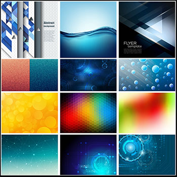 26款科技几何矢量抽象背景
