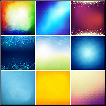12款渐变风格矢量抽象背景