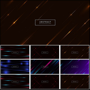 深色背景和光泽光线效果装饰第一素材网矢量背景精选