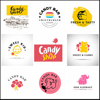 45款可爱风格LOGO设计标志