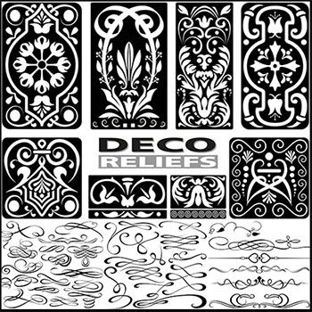 欧式花纹装饰第一素材网矢量插图精选