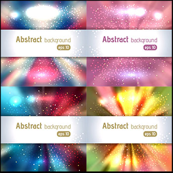 6款抽象渐变艺术背景第一素材网矢量素材精选