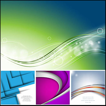 20款抽象彩色渐变第一素材网矢量背景精选