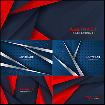 深蓝色抽象背景与设计装饰第一素材网矢量元素精选