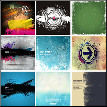 25款破旧垃圾纹理背景第一素材网矢量素材精选