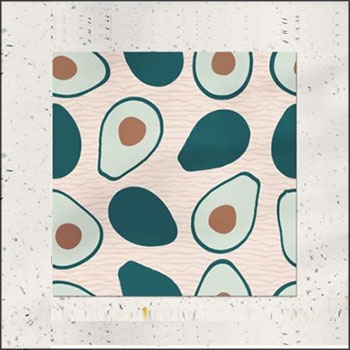 鳄梨无缝图案背景第一素材网矢量素材精选