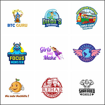 创意卡通动画游戏图标标志骷髅LOGO图标