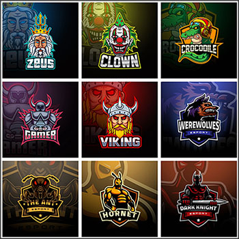 赛博体育吉祥物图标第一素材网矢量素材精选