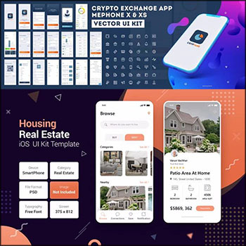 15款APPUI素材打包下载（包含社交，游戏，交通，医疗等主题风格）
