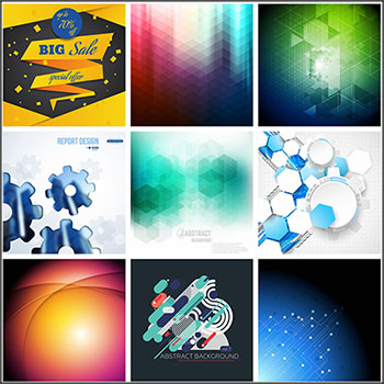 20款抽象背景第一素材网矢量素材精选