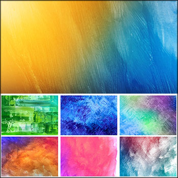 彩色水彩涂抹纹理第一素材网矢量背景精选素材
