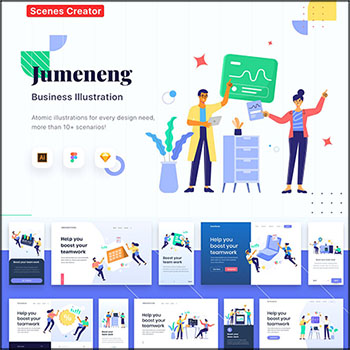 网站APP启动场景UI插图第一素材网矢量素材精选